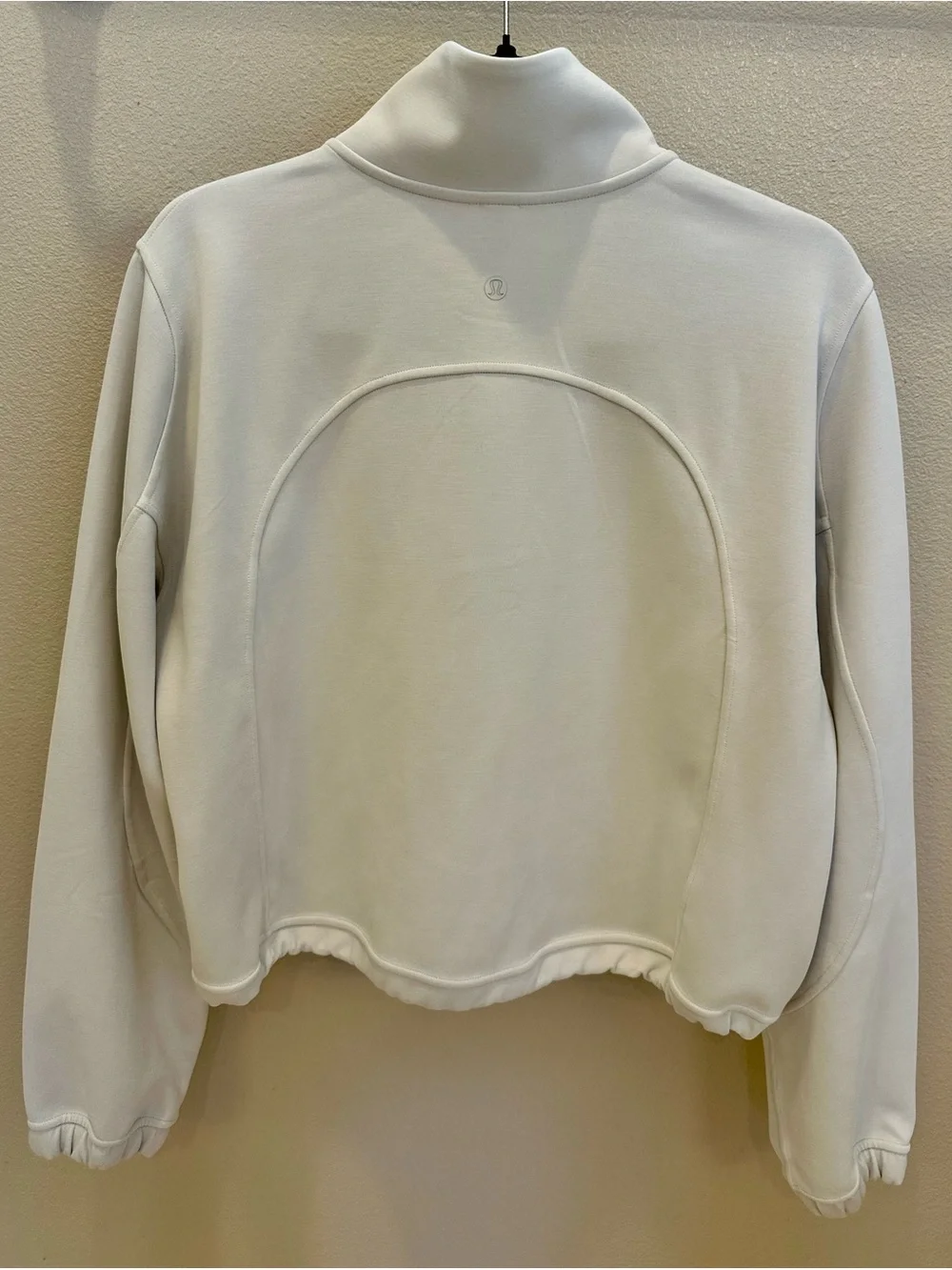 Lululemon Athletica Cream Half-Zip Softstrwam Pullover